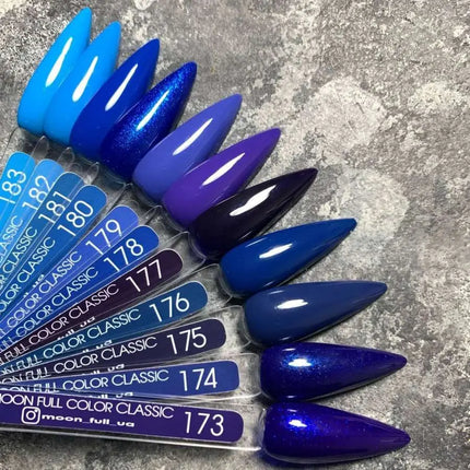 Smalto gel MOON №183 Blu brillante 8ml
