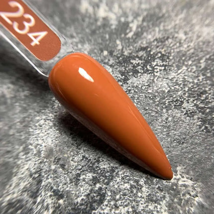 Smalto gel MOON n. 234 Arancione Marrone 8ml