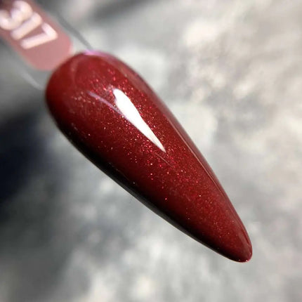 MOON Gel Polish №317 Chocolate Cherry Shimmer 8ml