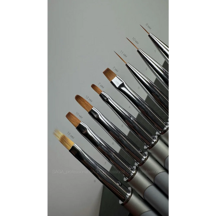 Nail brush Oval 7mm №5 Saga Professional - Nail Art Brushes