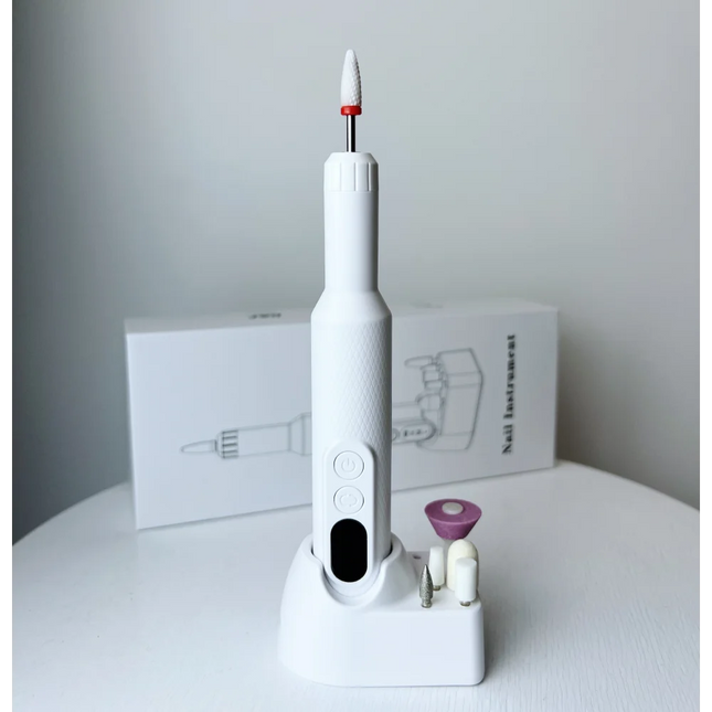 Nail Drill Rechargable M3 18000rpm - White - Nail Drill