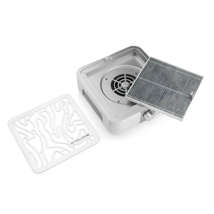 Aspirapolvere per unghie Bucos Cyclone X2 Argento 72W