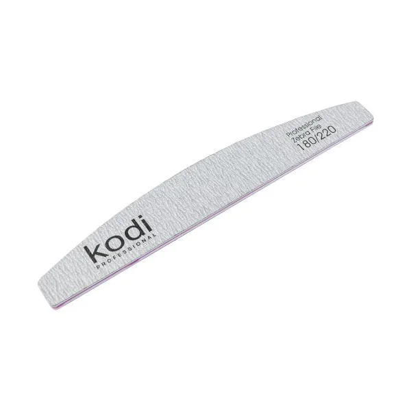 Nail File Crescent 180/220grit (178/28/4) Kodi Professional - Nail File