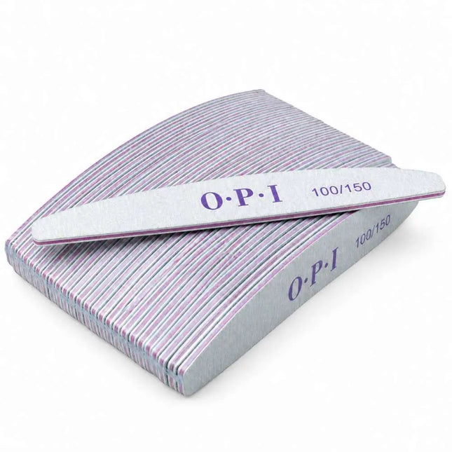 OPI Nail Files Crescent 100/150 Grit 25 pcs