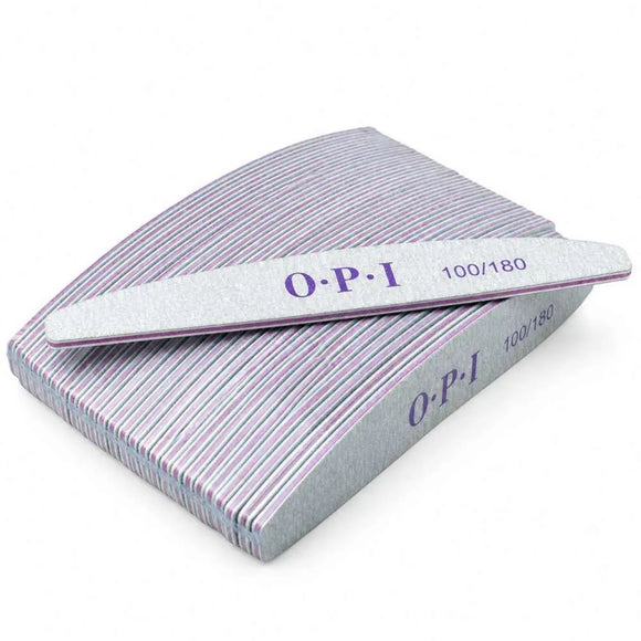 OPI Nail Files Crescent 100/180 Grit 25 pcs
