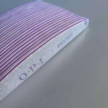 OPI Nail Files Crescent 220/320 Grit 25 pcs