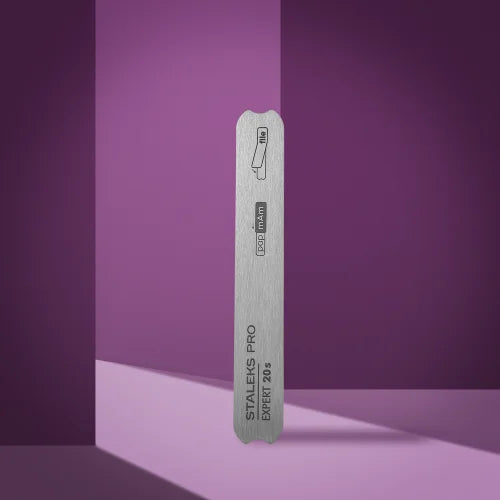 Nail file metal straight (base) Staleks Pro Expert 20s (130 mm) MBE-20S - Nail File