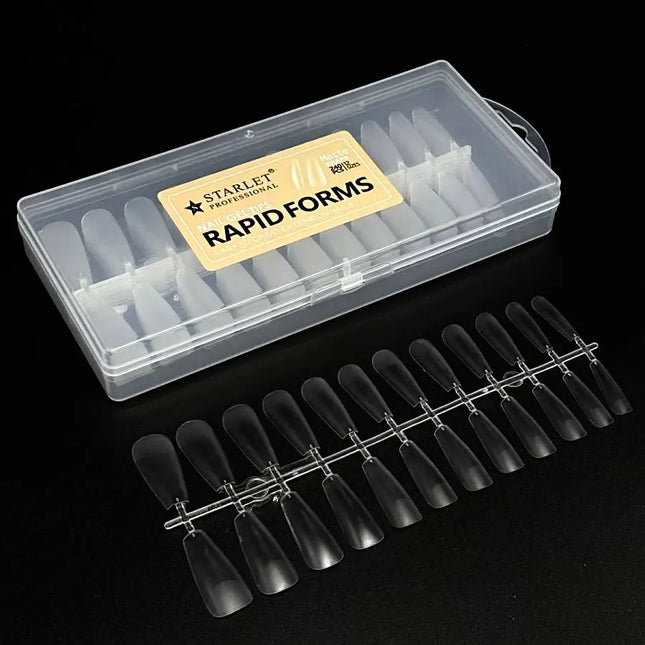Nail Gel Tips Ballerina Rapid Forms Starlet 240 pcs