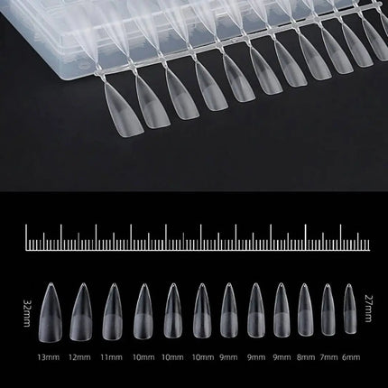 Nail Gel Tips Stiletto Rapid Forms Starlet 240 pcs