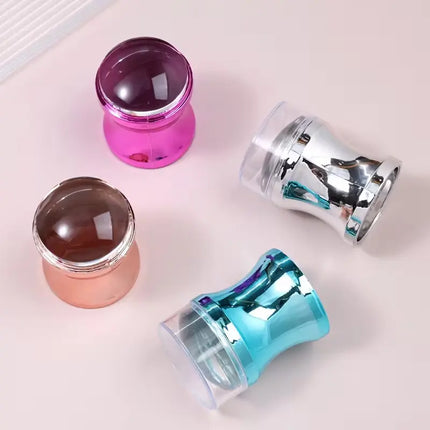 Tampon pour stamping nail art - Rose