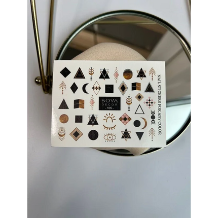 Nail Sticker - Sova Decor 105 - Nail Stickers