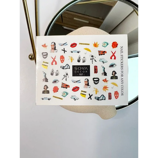 Nail Sticker - Sova Decor 107 - Nail Stickers