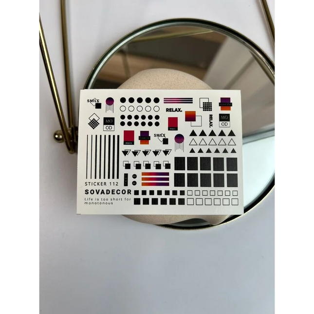 Nail Sticker - Sova Decor 112 - Nail Stickers