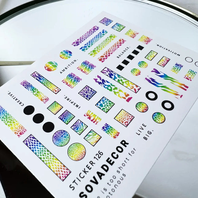 Nail Sticker - Sova Decor 126 - Nail Stickers