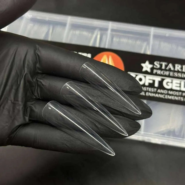Gel Nail Tips Stiletto Exta Long 240 pcs