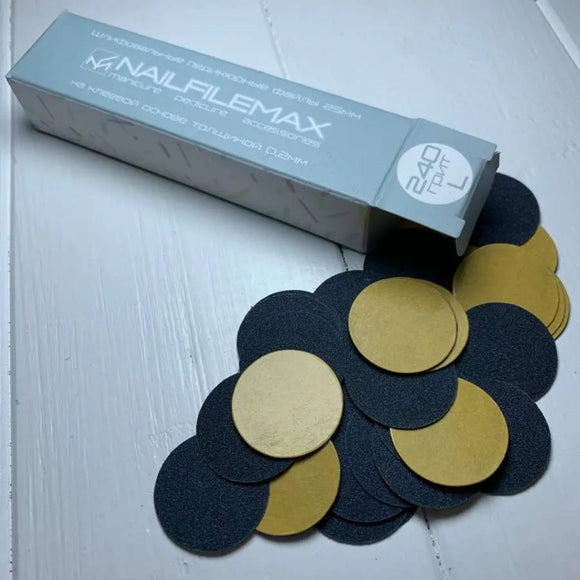 Fișiere de unică folosință pentru disc pedichiură Nailfilemax L 240 grit 100 bucăți