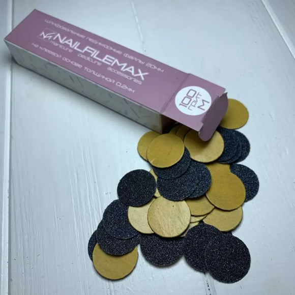 Einwegfeilen für Pediküre-Scheibe Nailfilemax M 100 Körnung 100 Stück