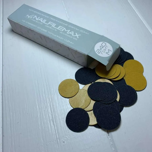 Einwegfeilen für Pediküre-Scheibe Nailfilemax M 240 Körnung 100 Stück