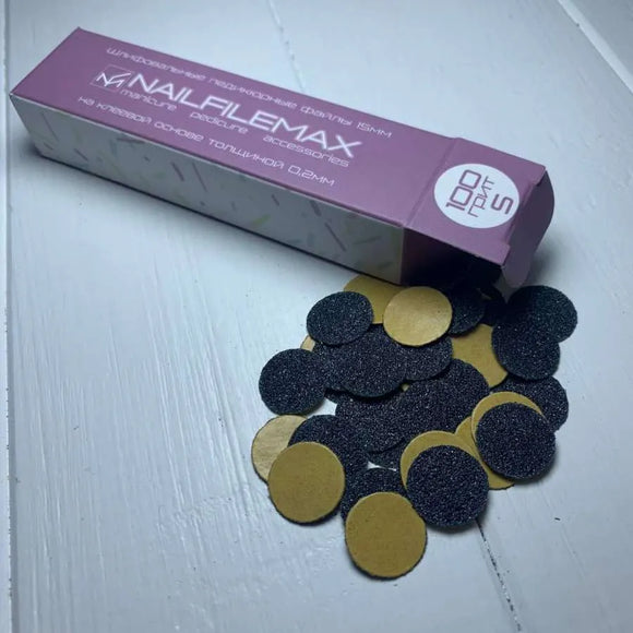 Einwegfeilen für Pediküre-Scheibe Nailfilemax S 100 Körnung 100 Stück