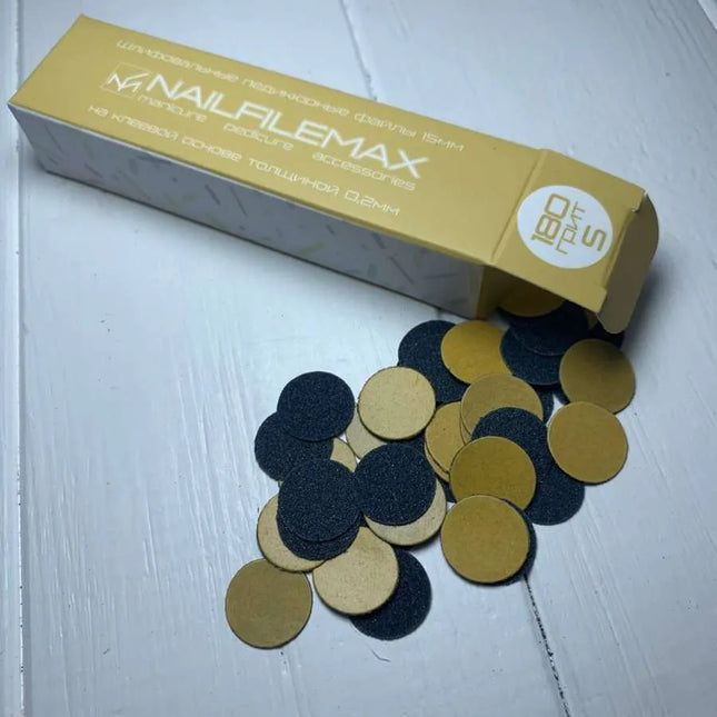 Disposable files for pedicure disc Nailfilemax S 180 grit 100 pcs