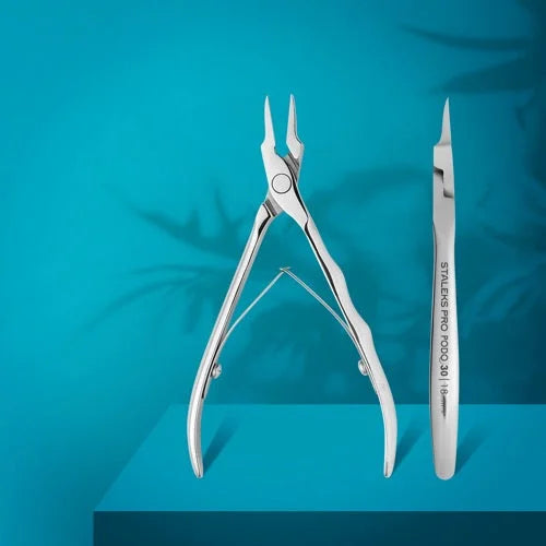 Nippers for ingrown nails Staleks Pro Podo 30 18 mm NP-30-18 - Ingrown nail nipper