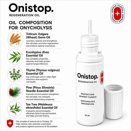 Regenerativno olje proti oniholizi - OniStop 15ml NAILSOFTHEDAY