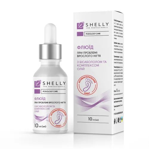 Fluid For Ingrown Toenails With Antibacterial Effect Shelly 10 ml