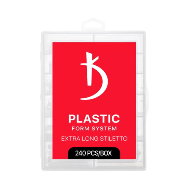 Plastic forms Extra Long Stiletto 240pcs Kodi Professional - Nail extension forms