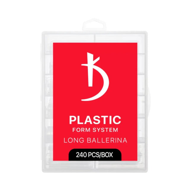 Plastic forms Long Ballerina 240pcs Kodi Professional - Nail extension forms