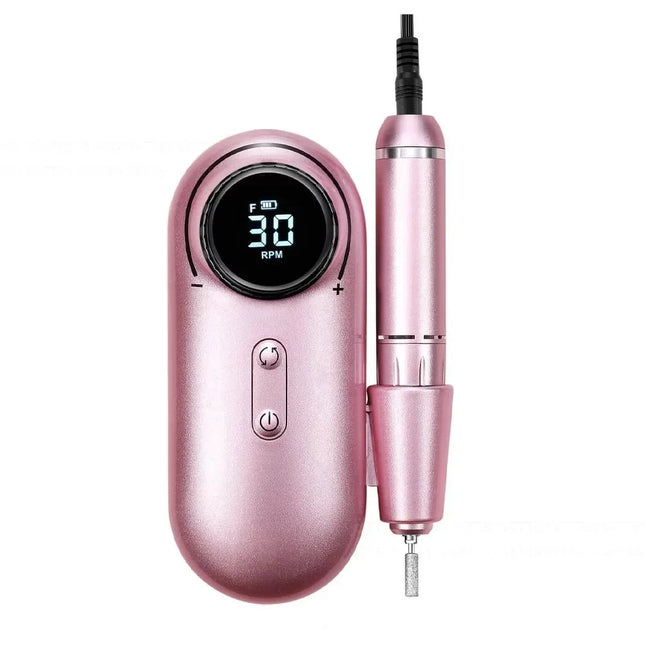 Portable Nail Drill Machine - pink - Nail Drill