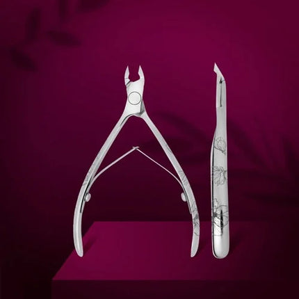 Professional cuticle nippers Staleks Pro Exclusive 20 5 mm (Magnolia) NX-20-5m - Cuticle nipper