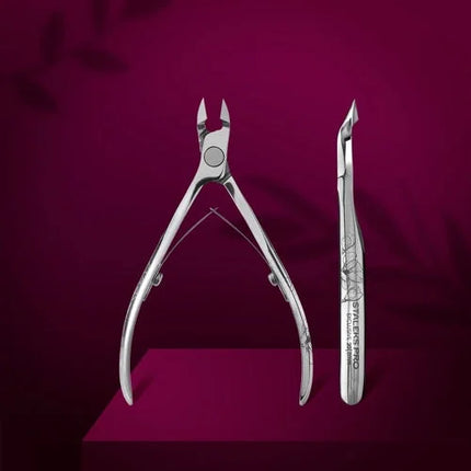 Professional cuticle nippers Staleks Pro Exclusive 20 8 mm (Magnolia) NX-20-8m - Cuticle nipper