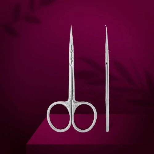 Professional cuticle scissors Staleks Pro Exclusive 23 Type 1 (Magnolia) SX-23/1m - Cuticle Scissors