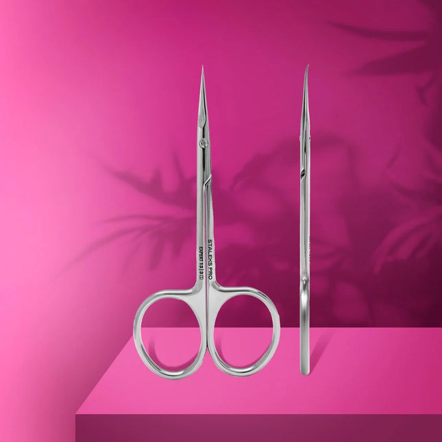 Professional cuticle scissors with hook for left-handed users EXPERT 13 TYPE 3 SE-13/3 - Cuticle Scissors