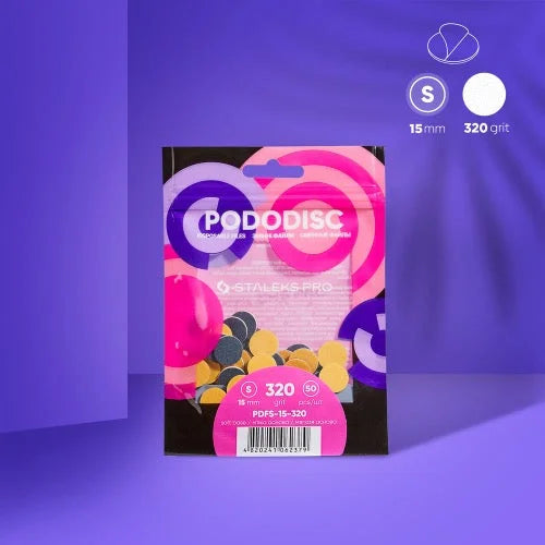 Refill pads for pedicure disc Staleks Pro S 320 grit (50 pc) PDF-15-320 - Disposable files for pododisc