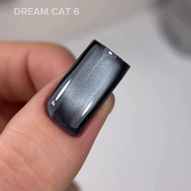 Saga Cat Eye Dream №6 albastru deschis argintiu 10ml