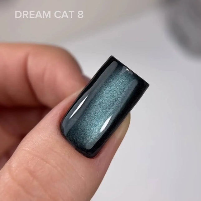 Saga Cat Eye Dream №8 Albastru Acvamarin 10ml