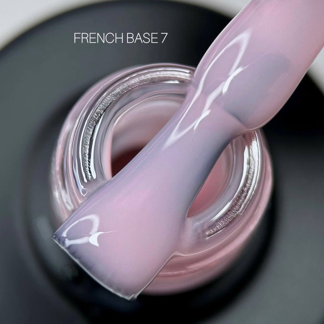 Saga French Base №7 Peachy beige 10ml
