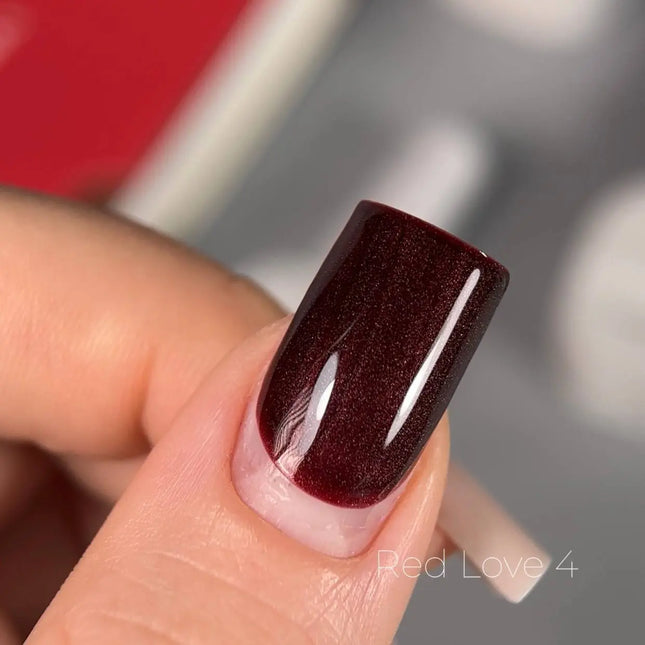 Gel-Lack Saga Love Red 4 Red Wine 10 ml