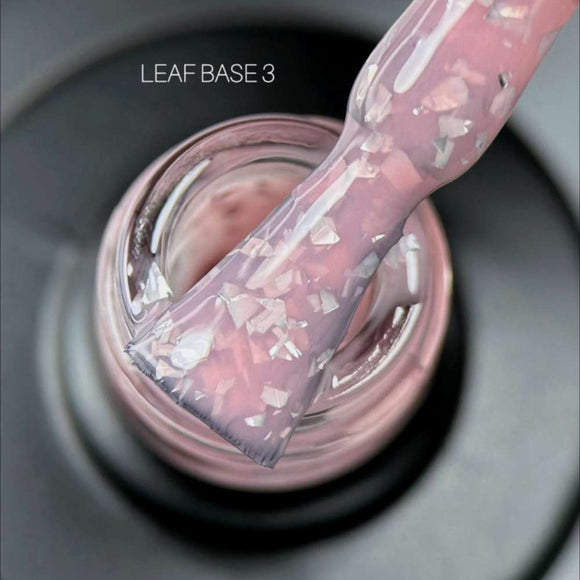 Saga Leaf Grundlack №03 Sanftes Rosa mit Silberfolie 9ml