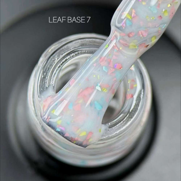 Saga Leaf Grundlack №07 milchig mit Farbfolie 9 ml