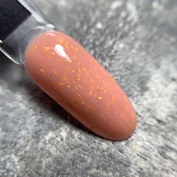 Saga Leaf Grundlack №20 Pfirsich mit Goldfolie 9ml
