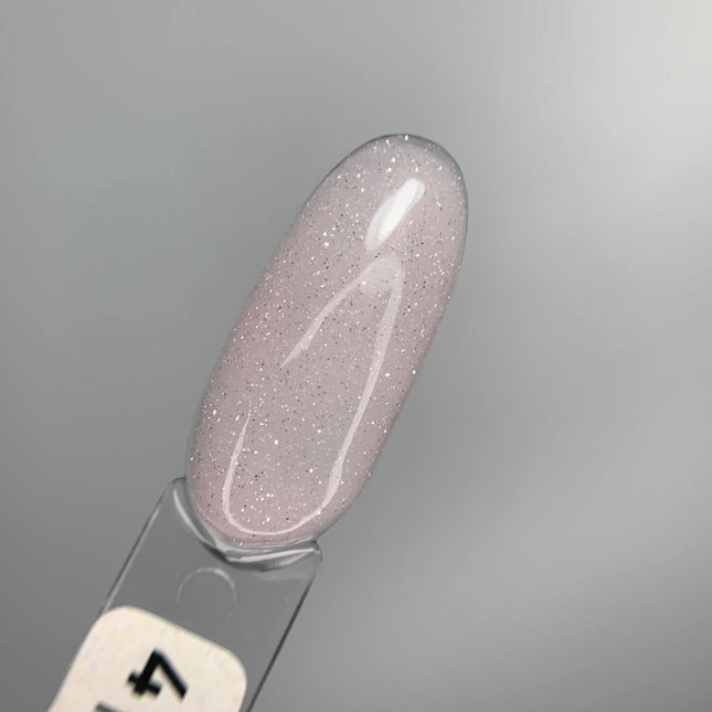 Saga Night Gel №1 Rosa claro con chispas de fuego 15ml