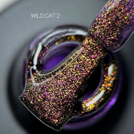 Saga Cat Eye Wild nº2 Roxo Escuro Dourado 9ml
