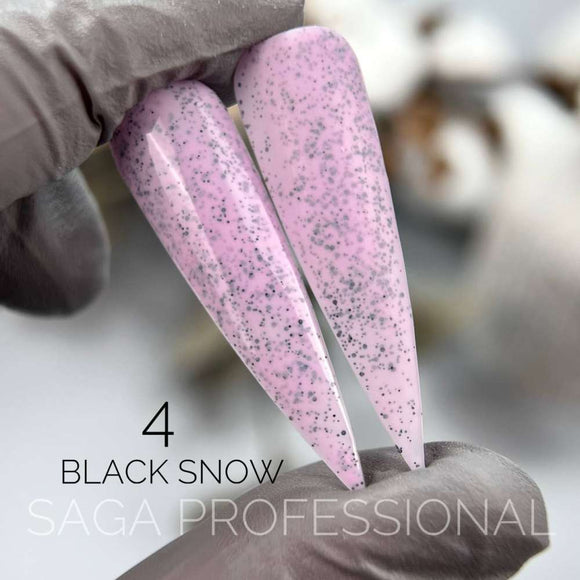 Saga Black Snow №2 Λευκό με μαύρα ψίχουλα 9ml