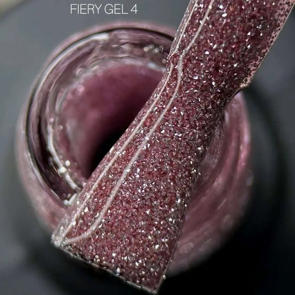 Saga Esmalte en gel Fiery №04 Rosa amarronado 10ml
