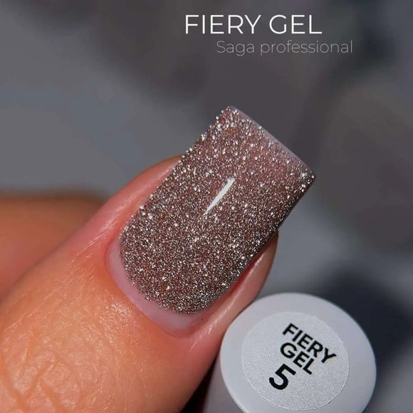 Saga Fiery Gel Polish №05 Светлый боле 10ml