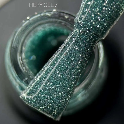 Saga Fiery Gel-Nagellack Nr. 07 Jade 10ml