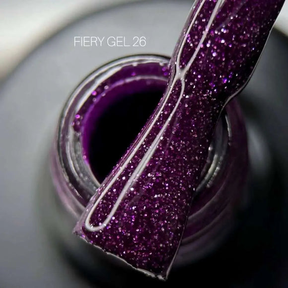 Saga Fiery Gel Polish №26 Deep Purple 10ml
