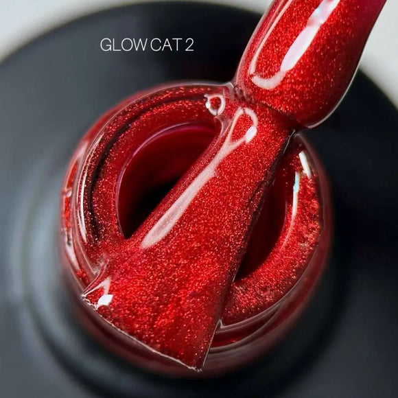Saga Ojo de Gato Brillo N.º 2 Terciopelo Rojo 10ml